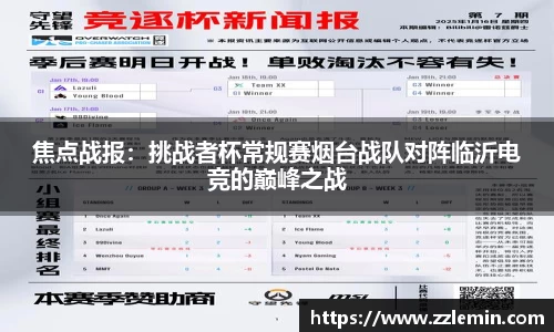 焦点战报：挑战者杯常规赛烟台战队对阵临沂电竞的巅峰之战